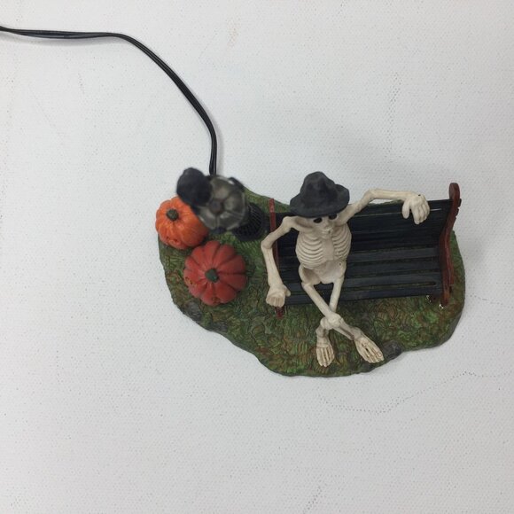 Halloween Village Accessories Resting My Bones Skeleton 56.53146 Department 56 - Picture 7 of 13